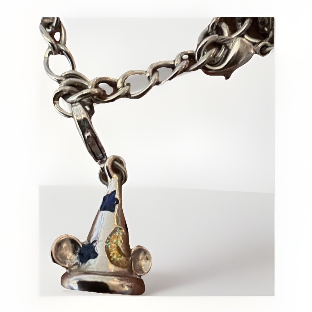 Disney‎ Micky Mouse Fantasia Sorcerer Hat Enamel Charm Clasp
